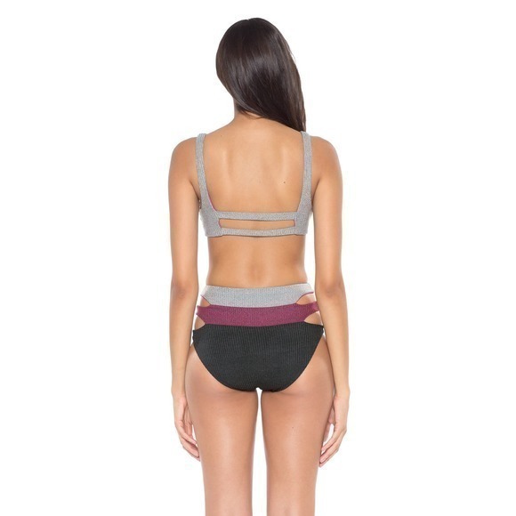 Soluna Moondust‎ 2 Piece High Waisted Bottoms and Bralette Size Large - Picture 5 of 11